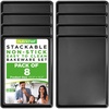 image:imageNutriChef 2Piece XL Mega Cookie Sheet Baking Pans Set  22 x 16 Nonstick Carbon Steel Oven Tray Dishwasher Safe Stackable Bakeware  Perfect for Cookies and Sheet Meals 4 PACK 8 Pans