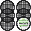 image:imageNutriChef 6Pack13 NonStick Pizza Pans Round Pizza Pans for Oven CommercialGrade Carbon Steel NonStick Gray Coating Ideal for Baking Pizza Cookies and More Dishwasher Safe6 Pack