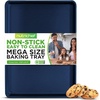 image:imageNutriChef Extra Large Nonstick Cookie Sheet for Baking 22 Inch x 16 Inch Premium Carbon Steel Baking Tray for Oven Baking Sheet for Cookies Jelly Rolls amp Pastries  Blue Diamond NCLG1BDBlue Diamond