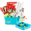 image:imageNutriChef Kids Kitchen Playset Complete Kitchen Set for Kids with Apron Utensils Recipe Cards Toddler Cookbook Toolbox amp More Perfect Interactive Cooking Gift for Young Chefs and BeginnersTurquoise