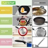 image:imageNutriChef 15 Piece Pots and Pans Set  NonStick Cookware Set Induction Hob Cookware Set Premium Cooking Set wLids Heat Resistant Saucepot Frying Pans Oven Pot Lids Colorful