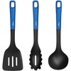 image:imageNutriChef Kitchen Cooking Utensils Set  Includes Soup Ladle Pasta Fork and Spatula Works with Model NCCW12BLUBlue