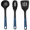image:imageNutriChef Kitchen Cooking Utensils Set  Nylon Cooking Utensils Set Includes Soup Ladle Pasta Fork and Spatula Works with Models NCCW14SBLU amp NCCW20SBLU  NutriChef NCCW14SBLUUTENS