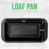 image:imageNutriChef 10 NonStick Loaf Pan  Large Premium Carbon Steel Baking Pan for Bread Meatloaf amp More  Dishwasher Safe Black Pack of 2One size