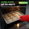 image:imageNutriChef Baking Tray Set of 2  NonStick 40 x 28 cm amp 355 x 246 cm Grey PFOAFree Oven Safe up to 232 C Stackable Dishwasher Safe Ideal for Meal Prep amp Casseroles