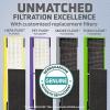 imageGerm Guardian FLT5000 True HEPA Genuine Air Purifier Replacement Filter C for GermGuardian AC5000E AC5250PT AC5300B AC5350B CDAP5500 and MoreGermGuardian Filter C Toxin Clear HEPA Genuine Replacement Filter