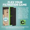 imageGerm Guardian FLT5000 True HEPA Genuine Air Purifier Replacement Filter C for GermGuardian AC5000E AC5250PT AC5300B AC5350B CDAP5500 and MoreGermGuardian Filter C Toxin Clear HEPA Genuine Replacement Filter