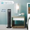 imagePure Guardian TF2113B 29quot 3Speed Oscillating Tower Fan Full Room Coverage Quickly Cools with Quiet Operation SpaceSaving and Lightweight Design PureGuardian Black