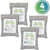 imagePureGuardian CB200 Bamboo Charcoal Air Purifying Bag EcoFriendly Naturally Absorbs Odors Excess Moisture and Pollutants 200g GrayCB2004PK