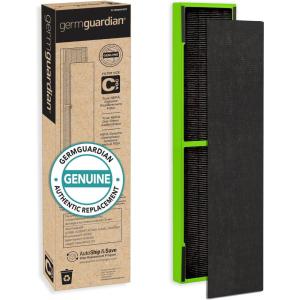 imageGerm Guardian FLT5000 True HEPA Genuine Air Purifier Replacement Filter C for GermGuardian AC5000E AC5250PT AC5300B AC5350B CDAP5500 and MoreGermGuardian Filter C Toxin Clear HEPA Genuine Replacement Filter