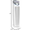 imageGermGuardian 5In1 HEPA Air Purifier for Home Large Rooms Up To 915 Sq Ft with HEPA Pet Air Filter UVC Light ampamp Odor Reduction AC5250PT 28quot Tower BlackAC5250WPT