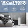 imageGermGuardian Air Purifier for Homes with Pets H13 Pet HEPA Filter Removes Pet Dander Dust Allergens Smoke Pollen Odors Mold UVC Light Helps Reduce Germs 22 Inch White AC4300WPTWhite