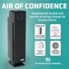 imageGermGuardian Air Purifier for Homes with Pets H13 Pet HEPA Filter Removes Pet Dander Dust Allergens Smoke Pollen Odors Mold UVC Light Helps Reduce Germs 22 Inch White AC4300WPTBlack