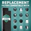 imageGermGuardian Filter B HEPA Pure Genuine Replacement Filter Removes 9997 of Pollutants for AC4825 AC4300 AC4900 AC4825DLX AC4850 CDAP4500 AP2200 4Pack BlackYellow FLT48254PKSmoke Clear