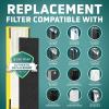 imageGermGuardian Filter B HEPA Pure Genuine Replacement Filter Removes 9997 of Pollutants for AC4825 AC4300 AC4900 AC4825DLX AC4850 CDAP4500 AP2200 4Pack BlackYellow FLT48254PKHEPA Pure