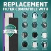 imageGermGuardian Filter B HEPA Pure Genuine Replacement Filter Removes 9997 of Pollutants for AC4825 AC4300 AC4900 AC4825DLX AC4850 CDAP4500 AP2200 4Pack BlackYellow FLT48254PKPet Pure