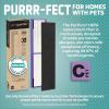 imageGermGuardian Filter C Pet Pure HEPA Genuine Air Purifier Replacement Filter Removes 9997 of Pollutants for AC5000 AC5250 AC5300 AC5350 CDAP5500 AP2800 2Pack BlackPurple FLT5250PT2PK48 x 18 x 193