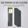 imageGermGuardian Filter C Pet Pure HEPA Genuine Air Purifier Replacement Filter Removes 9997 of Pollutants for AC5000 AC5250 AC5300 AC5350 CDAP5500 AP2800 2Pack BlackPurple FLT5250PT2PK48 x 18 x 193