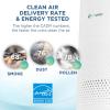 imageGermGuardian Filter L HEPA Pure Genuine Air Purifier Replacement Filter Removes 9997 of Pollutants for AC4200 Air Purifiers Black FLT4200AC4200W