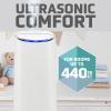 imagePureGuardian Ultrasonic Cool Mist Humidifier 100 Hrs Run Time 15 Gallon Tank 440 Sq Ft Coverage Medium Rooms Quiet Filter Free Essential Oil Tray White H3200WARWhite