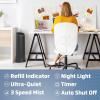 imagePureGuardian Ultrasonic Cool Mist Humidifier 100 Hrs Run Time 15 Gallon Tank 440 Sq Ft Coverage Medium Rooms Quiet Filter Free Essential Oil Tray White H3200WARBlack