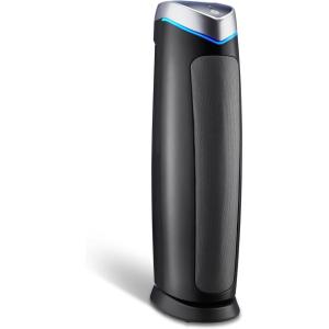 imageGermGuardian 5In1 HEPA Air Purifier for Home Large Rooms Up To 915 Sq Ft with HEPA Pet Air Filter UVC Light ampamp Odor Reduction AC5250PT 28quot Tower BlackAC5250PT