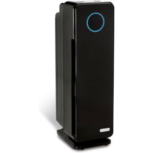 imageGermGuardian Air Purifier for Homes with Pets H13 Pet HEPA Filter Removes Pet Dander Dust Allergens Smoke Pollen Odors Mold UVC Light Helps Reduce Germs 22 Inch White AC4300WPTBlack