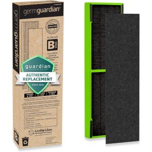 imageGermGuardian Filter B HEPA Pure Genuine Replacement Filter Removes 9997 of Pollutants for AC4825 AC4300 AC4900 AC4825DLX AC4850 CDAP4500 AP2200 4Pack BlackYellow FLT48254PKToxin Clear