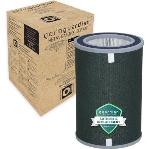 imageGermGuardian Filter O HEPA Pure Genuine Air Purifier Replacement Filter Removes 9997 of Pollutants for GermGuardian Air Purifier AC5109W Black FLT5100HEPA SMOKE CLEAR