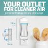 imageGermGuardian GG1000 Small Air Purifier Pluggable UVC Air Sanitizer Room Deodorizer Kills Germs Freshens Air Reduces Odors from Pets Mold Smoking Cooking Laundry Germ Guardian Air Purifier2 Pack