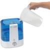 imagePureGuardian H1175WCA Ultrasonic Cool Mist Humidifier 90 Hrs Run Time 15 Gal Tank Capacity 390 Sq Ft Coverage Medium Rooms Quiet Filter Free Silver Clean Treated Tank Essential Oil Tray1 Count Pack of 1