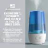 imagePureGuardian H9652PK Ultrasonic Cool Mist Humidifier 70 Hrs Run Time 1 Gal Tank Capacity 320 Sq Ft Coverage Small Rooms Filter Free Includes Essential Oil Tray 2 PackH9652PK