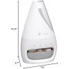 imagePureGuardian Himalayan Salt Lamp Ultrasonic Cool Mist Humidifier with Aromatherapy Tray H1117W White