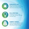 imagePureGuardian SPA45 Compact Travel Energy Light 10000 LUX 12W LED Improve Your Mood Focus Energy Levels Customizable Blue or White Light Therapy Intensity Adjustable Time Settings