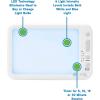 imagePureGuardian SPA45 Compact Travel Energy Light 10000 LUX 12W LED Improve Your Mood Focus Energy Levels Customizable Blue or White Light Therapy Intensity Adjustable Time Settings