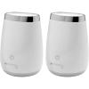 imagePure Guardian Ultrasonic Cool Mist Aromatherapy Essential Oil Diffuser with Touch Controls 2 Pack White SPA210