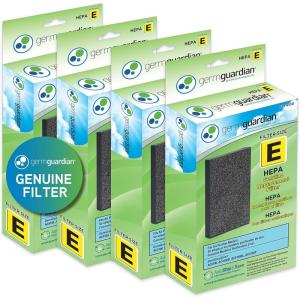 imageGerm Guardian FLT4100 True HEPA Genuine Air Purifier Replacement Filter E for GermGuardian AC4100 AC4150P AC4150BL and MoreBlackYellow