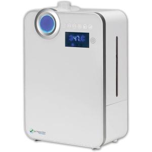 imagePureGuardian 10L Output per Day Ultrasonic Warm and Cool Mist Humidifier Large Room Home Office Easy Quiet Operation Digital Display Auto Humidistat Timer Auto ShutOff Pure Guardian H7550Crystal White