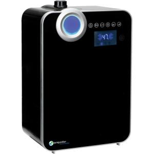 imagePureGuardian 2Gallon Warm and Cool Mist Ultrasonic Humidifier with Extension Wand 120Hour Run Time on Low 500 Sq Ft Coverage For Large Rooms Quiet Operation Black H8000BBlack Onyx