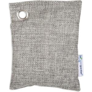 imagePureGuardian CB100 Bamboo Charcoal Air Purifying Bag EcoFriendly Naturally Absorbs Odors Excess Moisture and Pollutants 100g 8Pack GrayCB100