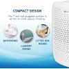 imageGermGuardian AC225W Pluggable Air Purifier with UVC Light and Nightlight Reduces Airborne Mold and Germs OdorEliminating Aromatherapy Essential Oil Pad Included 7in Pluggable Air Purifier White