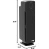 imageGermGuardian WiFi Bluetooth Smart Voice Control Air Purifier UV Light Sanitizer Eliminates Germs Mold Odors True HEPA Filters Allergies Pollen Smoke Dust Pet Dander 28 inch CDAP5500BCA
