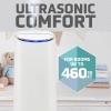 imagePureGuardian 74L Output per Day Ultrasonic Warm and Cool Mist Humidifier Tower with Aroma Tray for Essential Oils 100Hour Personal Humidifier 15 Gallon Room Humidifier Pure Guardian H3250WCA
