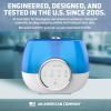 imagePureGuardian H4810AR Ultrasonic Warm and Cool Mist Humidifier for Bedrooms Quiet FilterFree 120 Hr 2 Gal Treated Tank Surface Resists Mold Pure Guardian Humidifier with Essential Oil Tray