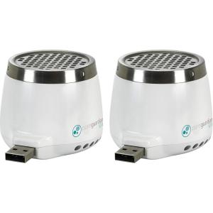 imagePureGuardian Evaporative Travel USB Aroma Diffuser Essential Oil Diffuser Perfect for On The Go Use with Your Computer in Your Car at The Office or at Home Pure Guardian Pack 2