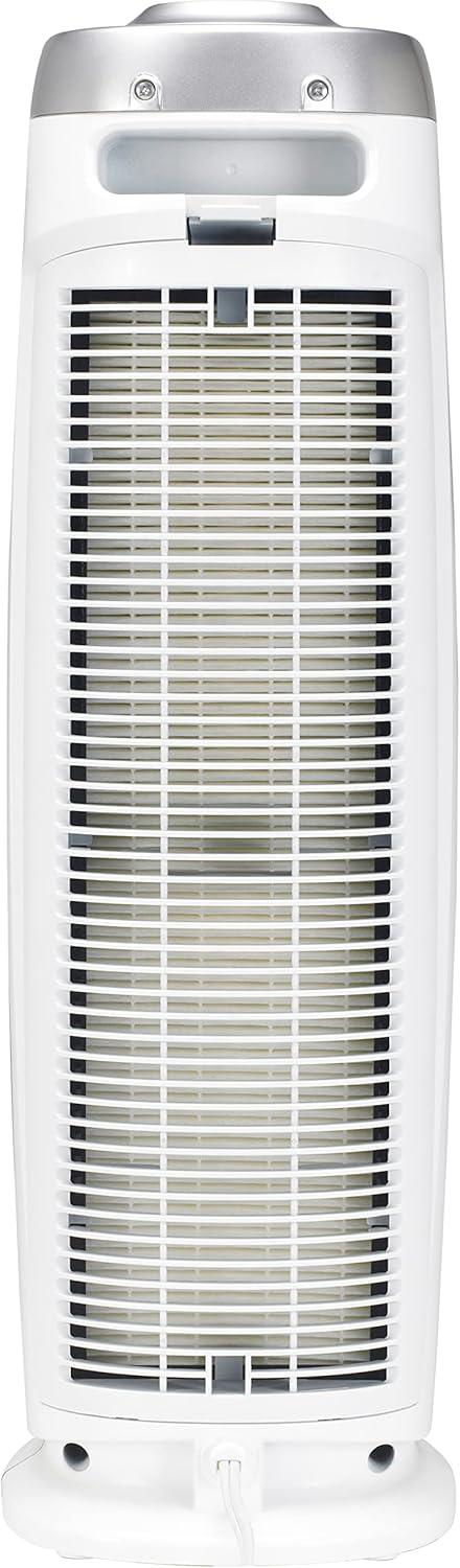 imageGermGuardian Air Purifier for Home with HEPA Pure Filter for Wildfire Smoke Pet Dander Pollen Odors Large Rooms Up To 743 Sq Ft Removes 9997 Pollutants UVC Light 22quot AC4825W WhiteAC4825 white 1 pack