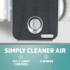 imageGermGuardian Air Purifier for Home with HEPA Filter Removes 9997 of Pollutants Covers up to 375 Sq Foot Room in 1 Hr UVC Light Helps Reduce Germs Zero Ozone Verified 11quot Silver AC4100CAAC41002PKCA