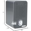 imageGermGuardian Air Purifier for Home with HEPA Filter Removes 9997 of Pollutants Covers up to 375 Sq Foot Room in 1 Hr UVC Light Helps Reduce Germs Zero Ozone Verified 11quot Silver AC4100CAAC41002PKCA