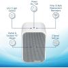 imageGermGuardian Air Purifier for Home with HEPA Filter Removes 9997 of Pollutants Covers up to 375 Sq Foot Room in 1 Hr UVC Light Helps Reduce Germs Zero Ozone Verified 11quot Silver AC4100CAAC4175W