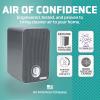 imageGermGuardian Air Purifier for Home with HEPA Filter Removes 9997 of Pollutants Covers up to 375 Sq Foot Room in 1 Hr UVC Light Helps Reduce Germs Zero Ozone Verified 11quot Silver AC4100CAAC41002PKCA